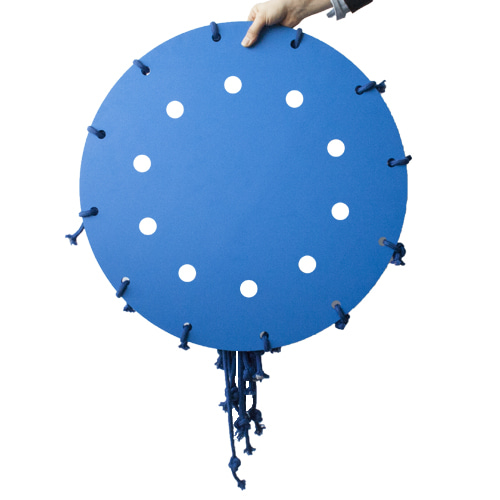 풍선대통령 협동판 공튕기기 파랑색판